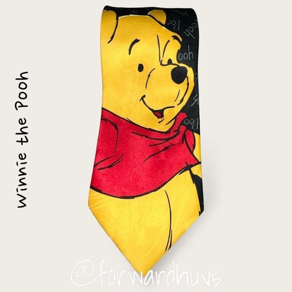 Disney Winnie The Pooh Necktie | Pooh Character Neck Tie - Picture 2 of 6